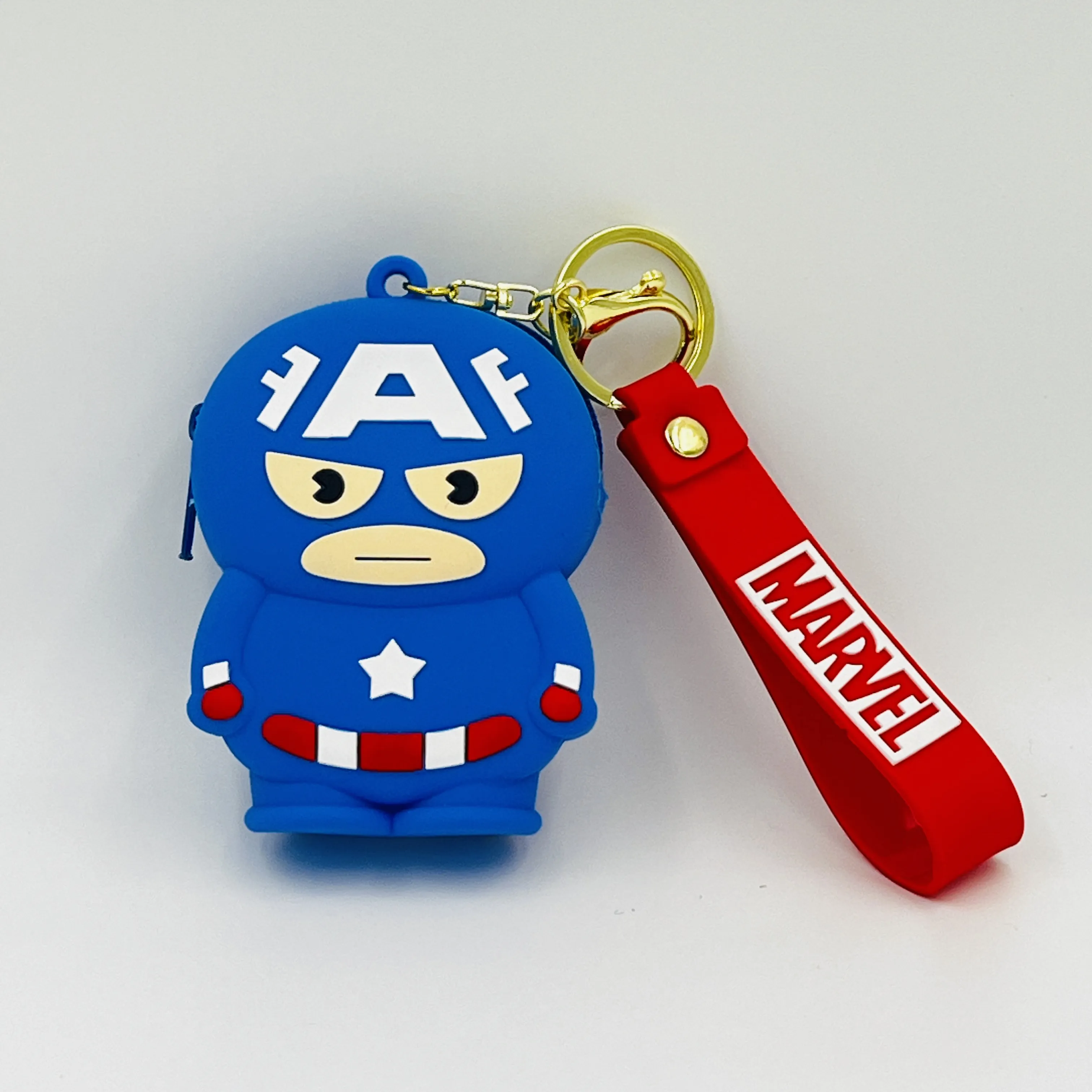 Silicon Zipper Pouch With Keychain - (MG-103)