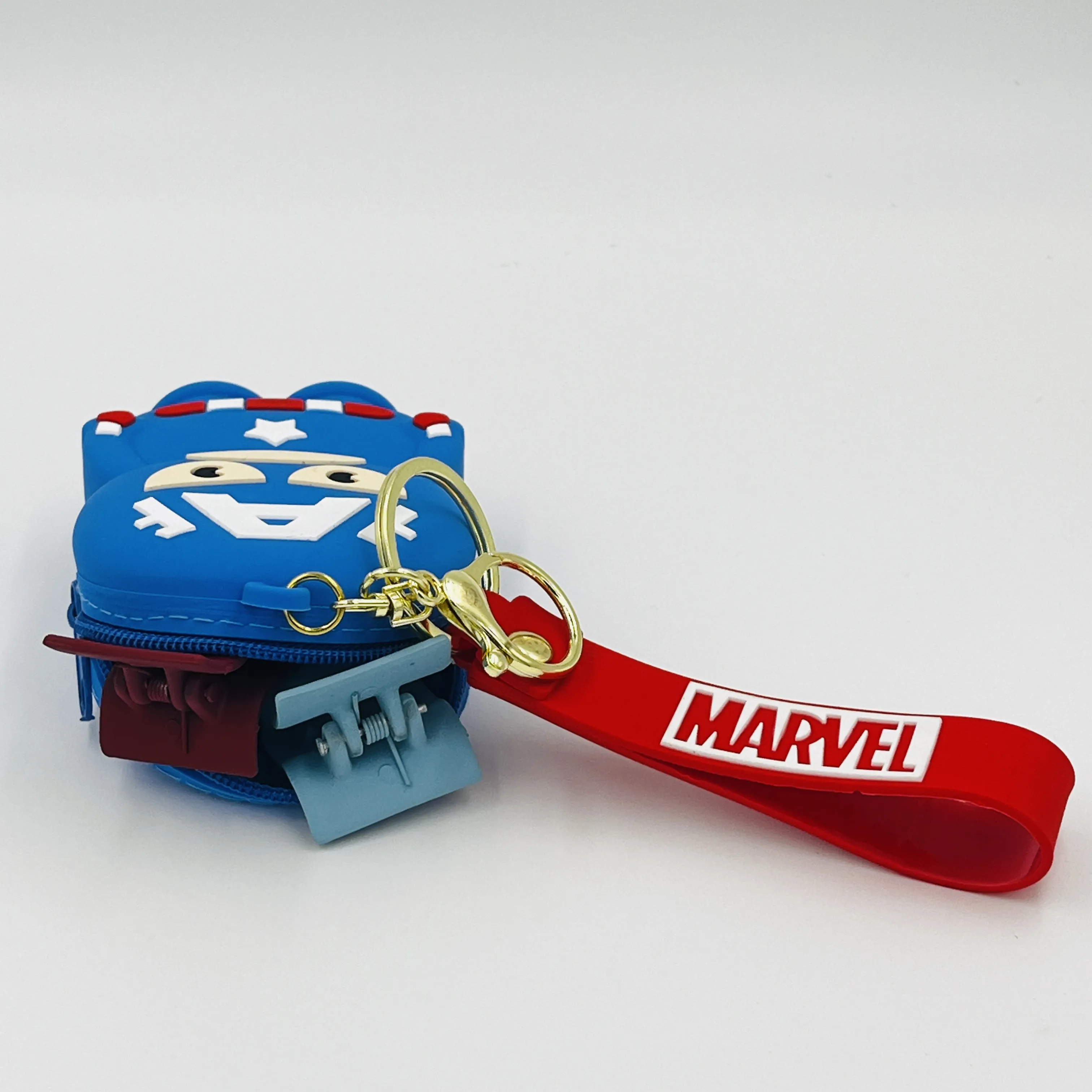 Silicon Zipper Pouch With Keychain - (MG-104)