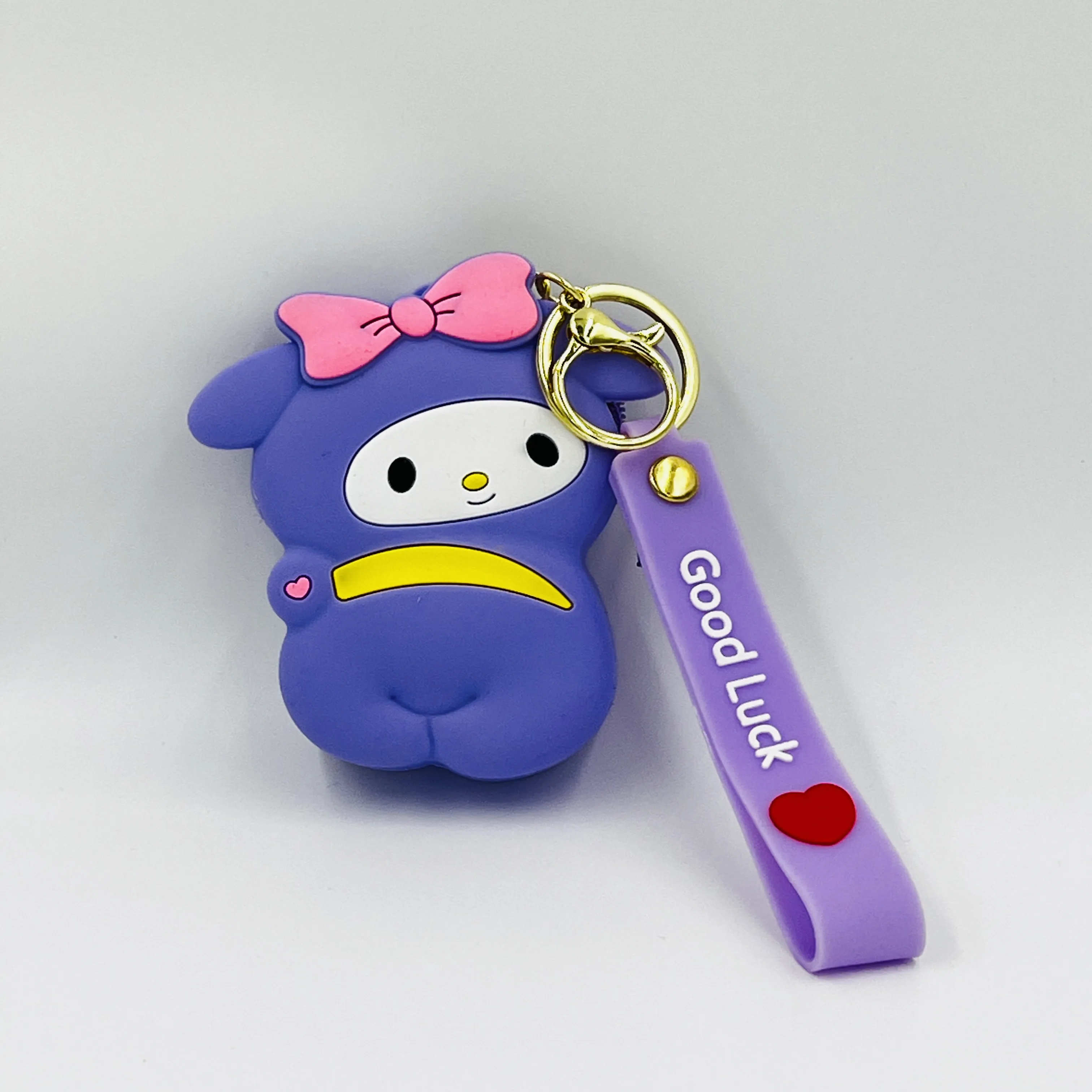 Silicon Zipper Pouch With Keychain - (MG-115)